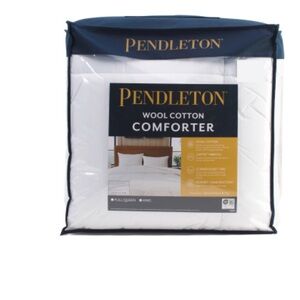 Pendleton Wool Cotton Comforter in White